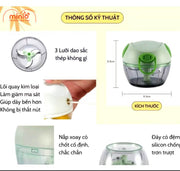 Xay hành tỏi heo xanh