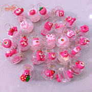 Vỉ 12 kẹp tóc gấu dâu DQ