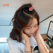 Vỉ 12 kẹp tóc gấu dâu DQ