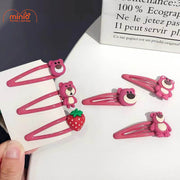 Vỉ 10 kẹp mái gấu dâu