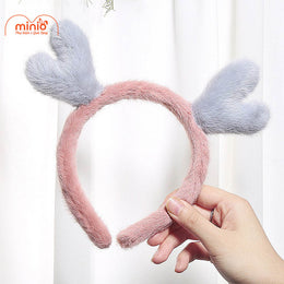 Cài tóc lông 2 tim