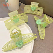 Kẹp càng cua tim xanh