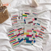 Vỉ 50 kẹp ghim màu