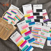 Vỉ 50 kẹp ghim màu