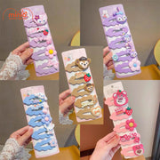 Vỉ 8 kẹp lông gấu dâu