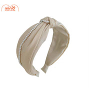 Cài tóc gắn vải ngọc trai