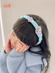 Cài tóc vải nhún gắn icon