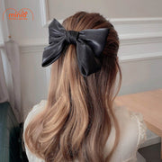 Kẹp tóc nơ voan ánh nhũ