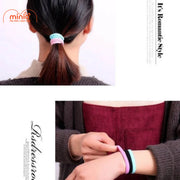 Set 5 thun cột tóc trơn