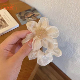 Dây cột tóc hoa voan