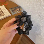 Dây cột tóc hoa voan