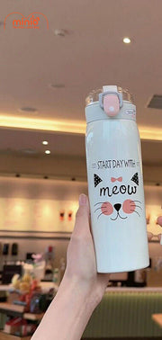 Bình giữ nhiệt mèo cute