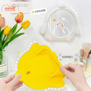 Gương để bàn vịt vàng