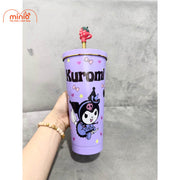 Ly giữ nhiệt viền vàng QĐ