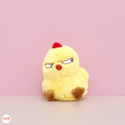 Móc khoá bông gà mắt quạo