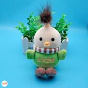 Móc khoá bông gà tóc chỏm