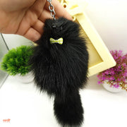 Móc khoá bông sóc lông