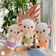 Móc khoá cừu quần yếm