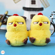 Móc khoá bông gà mắt quạo