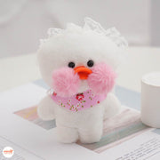 Móc khoá vịt má hồng quả bông