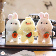 Móc khoá thú lông xù đeo túi