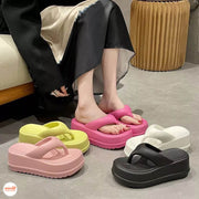 Dép kẹp trơn đế xuồng 7cm