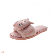 Dép lông thỏ hồng QA