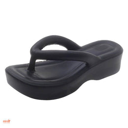 Dép kẹp trơn 5cm đế gồ