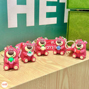 Móc khóa gấu dâu có dây QĐ