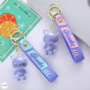 Móc khóa gấu tím siêu cấp