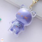 Móc khóa gấu tím siêu cấp