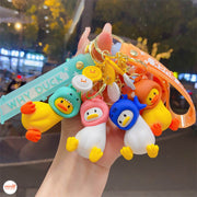 Móc khóa dây vịt đầu thú