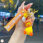 Móc khóa dây vịt đầu thú