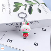 Móc khoá gấu dâu DQ