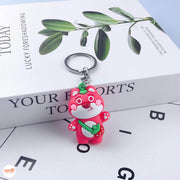 Móc khoá gấu dâu DQ