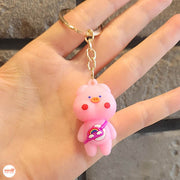 Móc khoá thú má hồng