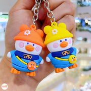 Móc khoá vịt đi học