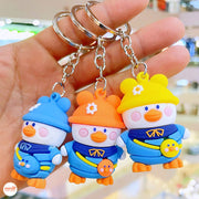 Móc khoá vịt đi học