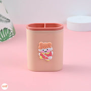 Ống cắm bút 2 ngăn +3 icon TL