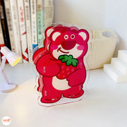 Kệ đựng bút mica gấu dâu