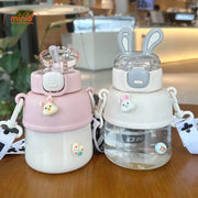 Bình nước nhựa tai thỏ