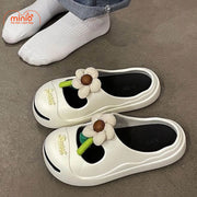 Dép bít mũi bông hoa