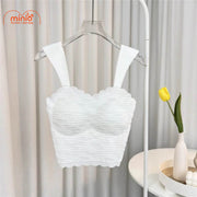 Áo bra ren vân nổi có mút ngực
