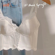 Áo Corset viền ren