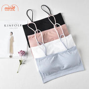 Áo bra cotton thun gân tăm