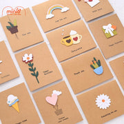 Thiệp handmade hoạ tiết nổi