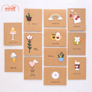 Thiệp handmade hoạ tiết nổi