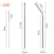 Bộ ống hút + cọ rửa