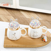 Ly cốc tai thỏ hạt xốp