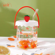 Ly cốc thuỷ tinh quai xách